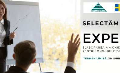 Termen extins. Concurs de selectare a unui expert/expertă sau grup de experți în elaborare a 4 ghiduri practice pentru ONG-urile din Republica Moldova